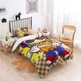 thumbnail image 3 of 3D Animal Baseball Cartoon Quilt Cover Set Bedding Set Duvet Cover Pillowcases, 3 of 8