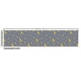thumbnail image 3 of Ambesonne Yellow and Gray Fabric by the Yard Upholstery, Cartoon Stars Moons, 3 Yards, Pale Orange Purpleblue, 3 of 5