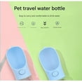thumbnail image 6 of Portable Dog Water Bottle with Leak Proof Dispenser  Plastic Pet Water Bottle for Outdoor Walking  Hiking  and Travel  350ml blue, 6 of 6