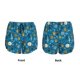 thumbnail image 3 of Balery Cute Colorful Owls And Trees Pantalones cortos deportivos para mujer con forro y dos bolsillos, elásticos, para entrenamiento, gimnasio, yoga-X-Large, 3 of 7