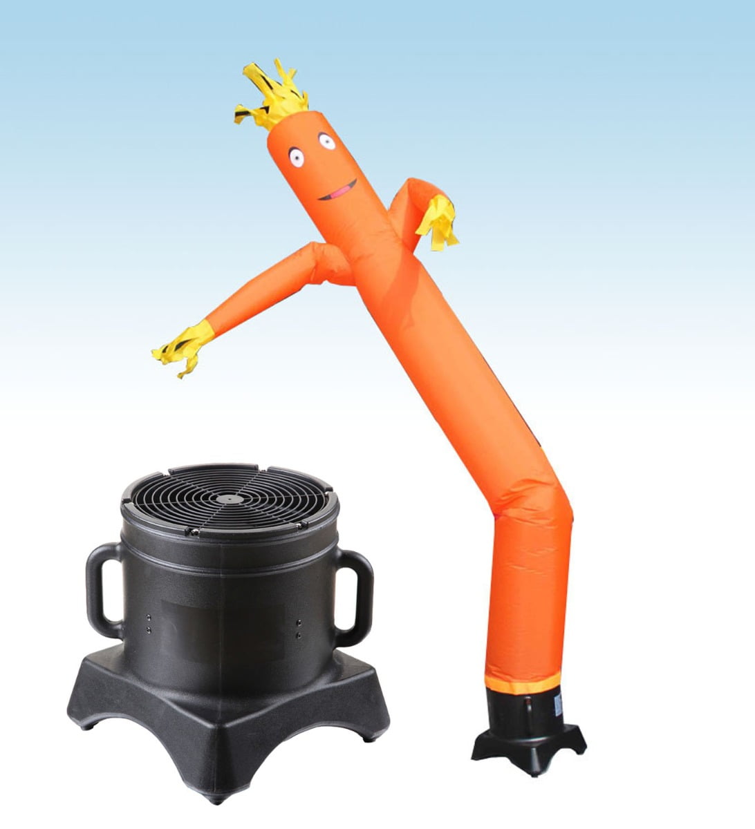 inflatable man with blower