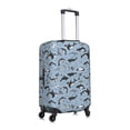 thumbnail image 3 of Uemuo Dolphins Printed Washable Luggage Cover - Fashion Suitcase Protector Fits 18-32 Inch Luggage -Large, 3 of 9