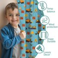 thumbnail image 3 of Blackout Kids Curtains,Cartoon Construction Vehicles Road Signs Childrens Insulated Curtains Set Of 2,Bedroom Essentials,Toddler Room Decor 52"x63", 3 of 5
