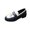 J-613 Navy, variant on J-613 Navy Ladies Fashion Loafers Tassel Low Top Platform Wedge Heel British Style Casual Comfort Shoes Fit Wear
