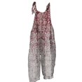 thumbnail image 4 of Summer Plus Size Floral Boho Bib Overalls for Women Hippie Jumpsuit Print Spaghetti Strap Rompers, 4 of 4