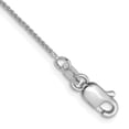 thumbnail image 4 of Auriga Fine Jewelry 14K White Gold 0.8mm Spiga (Wheat) Anklet 9inch for Women, 4 of 5