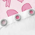 thumbnail image 3 of Erosebridal Kawaii Bowknot Curtains for Living Room,Cartoon Stars 30%-50% Blackout Curtains Set of 2 (38x45),Cute Bow Curtains and Drapes (38x45),Bow Tie Bedroom Decoration, 3 of 6