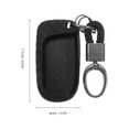 thumbnail image 2 of Raindrops 2Pcs Silicone Car Key Fob Cover Multi Color with Shock Absorption and Carbon Fiber Texture, 2 of 8