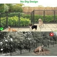 thumbnail image 2 of Jhsomdr Decorative Garden Fence 32" Height 24 Panels Heavy Duty Metal No Dig Animal Barrier Garden Wire Fencing for Yard, 2 of 8