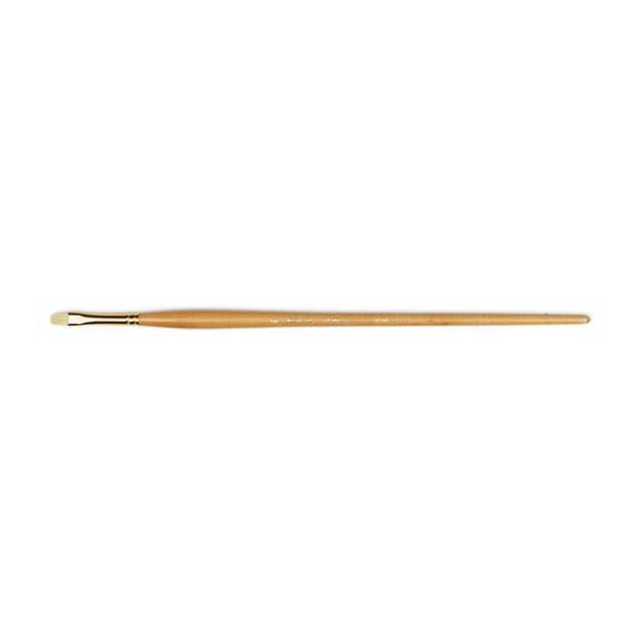 Raphael D'Artigny Interlocked White Bristle Brush, Bright, Size 4