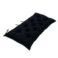 thumbnail image 4 of colaxi Garden Bench Cushion Rectangle -bank -pad -gifts, Comfortable Seat Cushion Terrace Pillow for Furniture in The Open Liebeseat Terrace Stool Black, 4 of 9