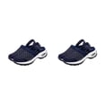 thumbnail image 4 of Jumpingount Zapatos Transpirables Y Ligeros De 2 Piezas Para Mujer - Para El Hogar Y El Turista blue 35 1 azul 35.1 2Conjunto, 4 of 6