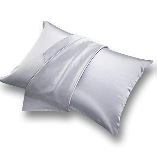 Shvicy Silky Satin Pillowcase for Hair and Skin Soft and Comfortable Pillowcases Hypoallergenic Pillowcases with Hidden Zipper