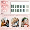 thumbnail image 6 of RAGUPEL 24Pcs Glue on Nails for Women,Matte Design Nail Tips Square,Snowflake Nails Press Ons,Long Nails for Daily Life,Dating,Gatherings and Photo Shoots,Style3, 6 of 7