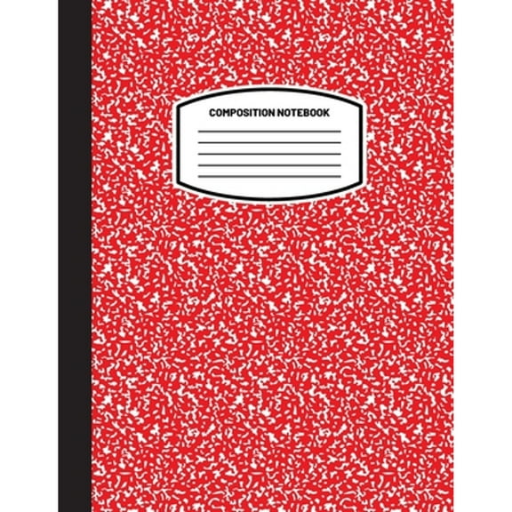 Classic Composition Notebook: (8.5x11) Wide Ruled Lined Paper Notebook Journal (Red) (Notebook for Kids, Teens, Students, Adults) Back to School and Writing Notes (Paperback)
