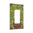 thumbnail image 2 of Kll Black Head Woman With Dots Hair Wall Plate,Gloss Finish,Standard Size 1 - 5" X 3", Polycarbonate Thermoplastic,Electric Receptacle Plug Covers, 2 of 8