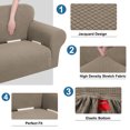 thumbnail image 4 of PiccoCasa Jacquard Stretch Sofa Slipcover Non Skid Couch Cover Fallow Medium, 4 of 7