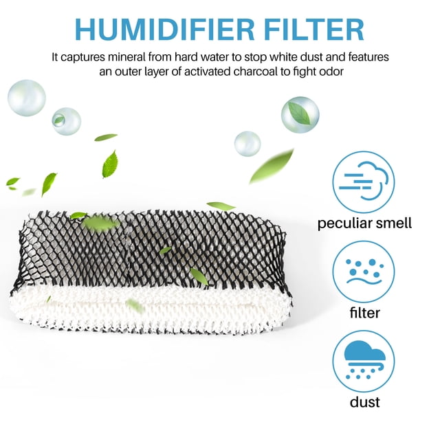Remplacement de Filtre pour HWF62, Filtre d'Humidificateur A, pour Modèles HM1701, HM1761, HM1300 & HM1100
