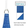 thumbnail image 2 of Lehood 185 GSM HDPE Triangle Blue Sun Shade Sail - 95% UV Block, Breathable & Water-Permeable with 3 Ropes | Custom Sizes, Multi-Color for Garden, Patio, Pool Cover, 2 of 7