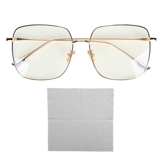 Gafas bloqueadoras de luz azul Gafas con marco de metal dorado Gafas de lectura antifatiga ocular