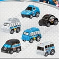 thumbnail image 3 of Mini Toy Vehicles for Toddlers, 6 Pack Dump Truck Car Fire Truck Construction Police Ambulance Plastic Cars Play Kit Set, 3 of 8