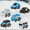 V2, variant on Mini Toy Vehicles for Toddlers, 6 Pack Dump Truck Car Fire Truck Construction Police Ambulance Plastic Cars Play Kit Set