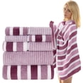 thumbnail image 7 of Bath Towel Set Velvet Towel Set 8 Piece Soft Absorbent Bath Towels Hand Towels Washcloths Luxury Bathroom Linens Quick Dry Durable Velvet Towel Set, 7 of 7