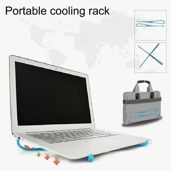 Naierhg Portable Detachable Assembly X-Shaped Heat Dissipation Laptop Holder PC Bracket Cooling Stand