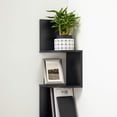 thumbnail image 5 of VASAGLE Estantería Esquinero, Librería Estantería, Estante de Pared flotante de 5 Niveles con Diseño en Zigzag, Estantería para Libros, Negro, 5 of 5