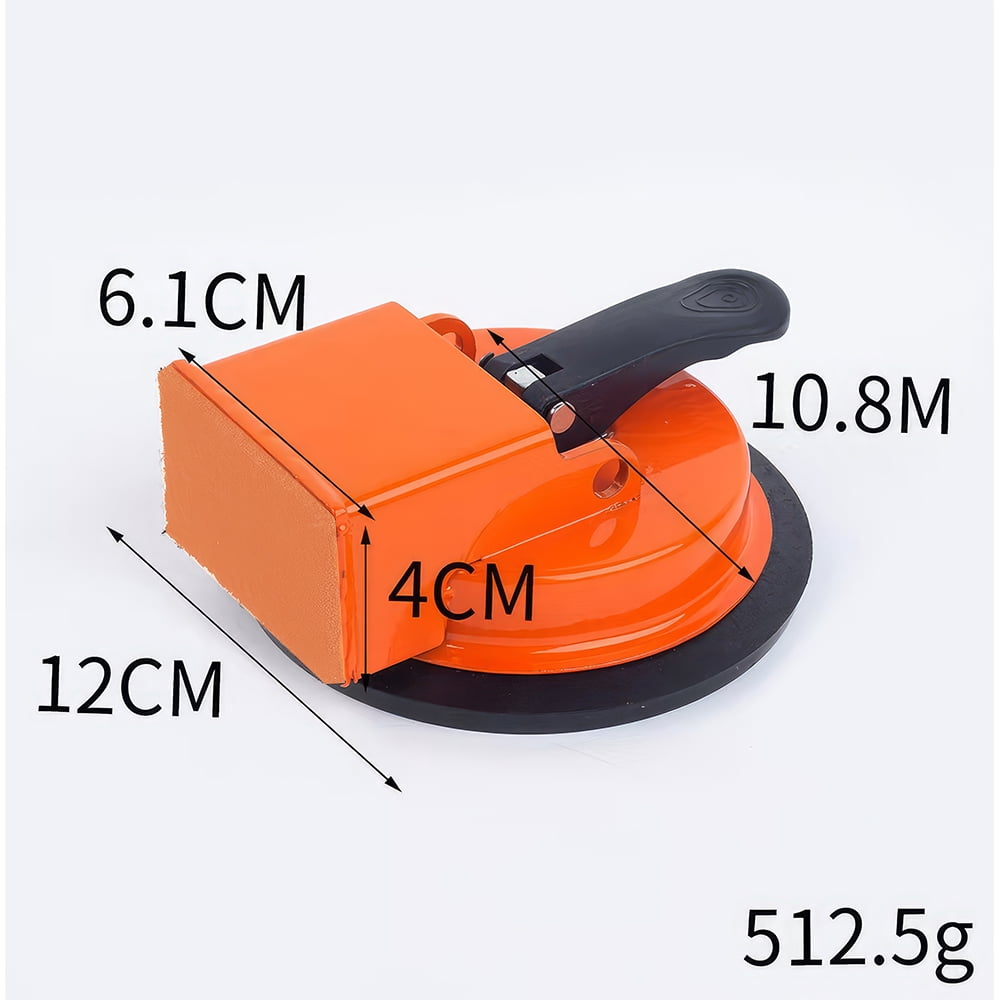 Heavy Duty Floor Gap Fixer Tool, Iron Laminate Floor Gap Repair Tool with Enhanced Suction Cup & 3 Sticky Pads for LVP Vinyl Wood Laminate Flooring Installation & Gap Adjustment Flooring Tools