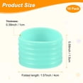 thumbnail image 3 of Uxcell 10-Pack Anillos de Silicona para Raquetas de Tenis, Anillo de Goma Antideslizante para Raquetas de Pickleball/Bádminton [Azul Cielo], 3 of 6