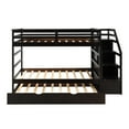 thumbnail image 3 of Twin-Over-Twin Bunk Bed with Twin Size Trundle and 3 Storage Stairs, 3 of 7