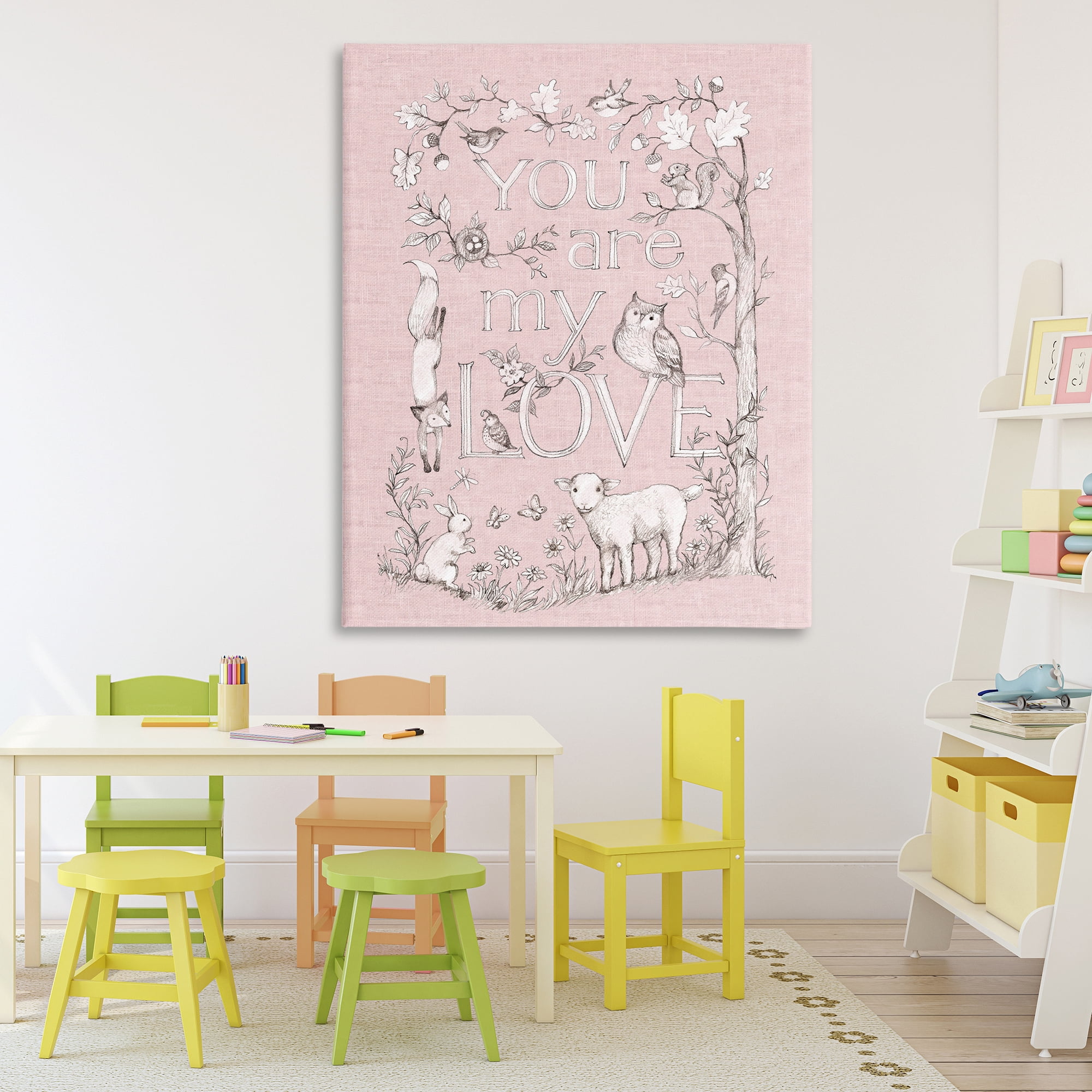 Stupell Industries You Are My Love Canvas Wall Art, design by Susan Winget