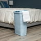 thumbnail image 2 of Cesto de ropa Mind Reader Slim de 40 litros con tapa de plástico azul bebé, 2 of 7