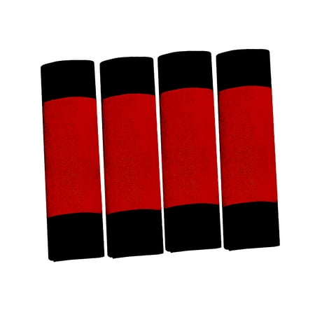 FH Group Cloth Belt Pads for Sedan, SUV, Van, Cloth Belt Pads, Red