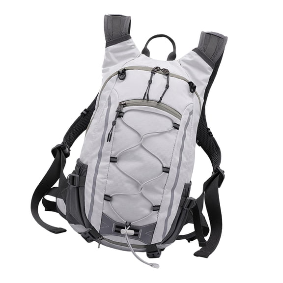 Pitycbo 20L Sports Hiking Backpack Daypack Multifunctional for Daily Use Lightweight Grey White