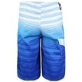 thumbnail image 2 of Men's Board Shorts Sport Beach Swimwear Bathing Suit Slim Fit Trunks (34, 507s Royal Blue Light Blue), 2 of 3