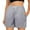 v#89Light Gray392, variant on Rggeeun Women'S Shorts Solid Color Elastic High Waist Soft Breathable Loose Fit Wide Leg Knee-Length With Side Pockets & Adjustable Tie For Summer Formal Wear Stylish Bottoms,Bw2,L
