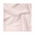 thumbnail image 1 of Abstract Decorative Satin Napkins Set of 4, Diagonal Curved Zigzag Stripes in Modern Repeated Style Art Print, Square Fabric Party & Dinner Napkin, 12", Pale Eggshell Pale Pink, by Ambesonne, 1 of 2