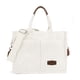 thumbnail image 1 of 2 Uds Bolsas Tote De Pana Con Múltiples Bolsillos Para Mujer blanco, 1 of 4