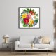 thumbnail image 3 of Kit Punto Cruz Con Flores Impresas Cuentas Bordado Parcial Arte para El 46x45cm, 3 of 9