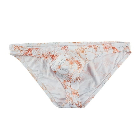

Men s Fashion Retro Low Waist Triangular Printed Underwear