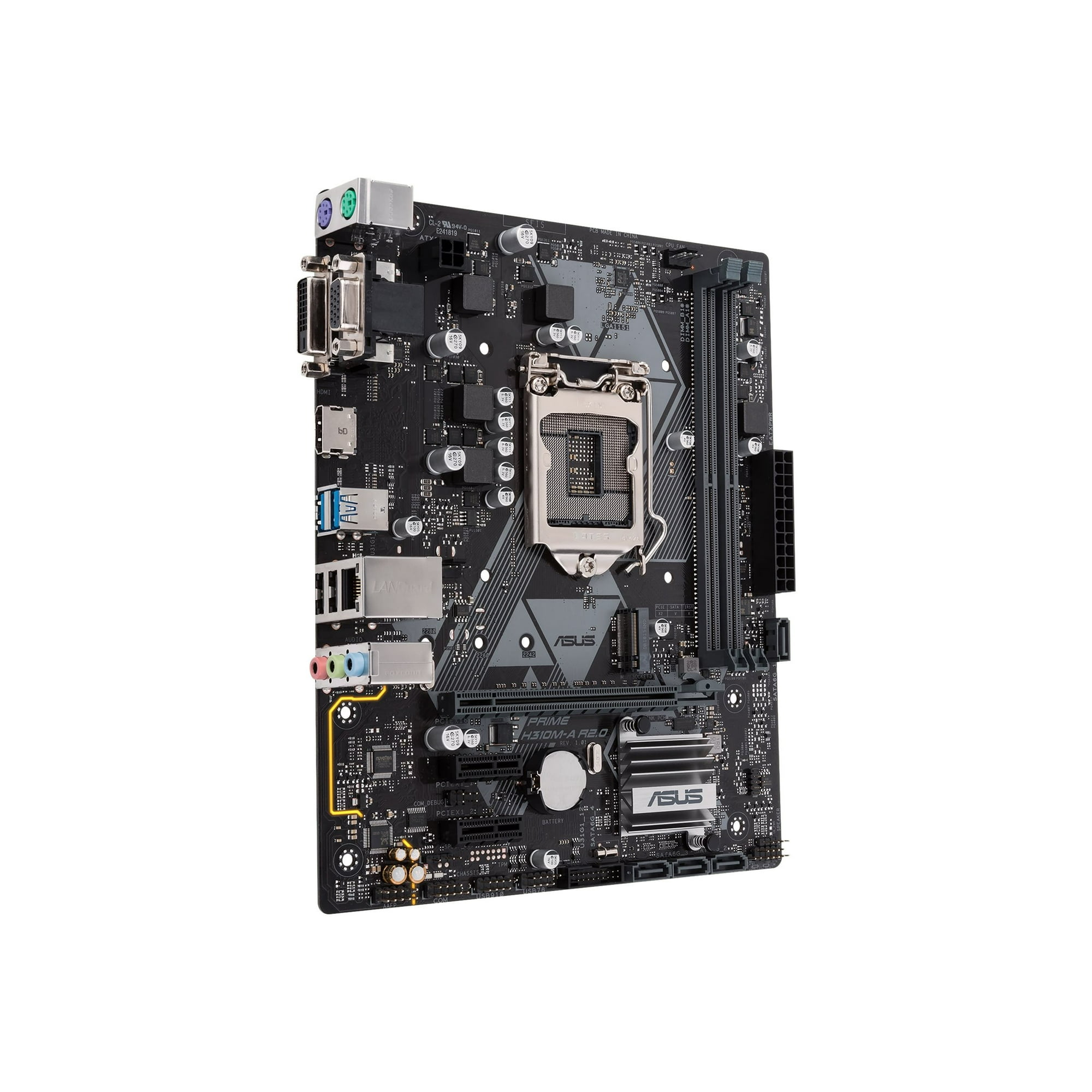 ASUS PRIME H310M-A R2.0/CSM - Motherboard - micro ATX - LGA1151
