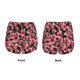 thumbnail image 3 of Balery Trendy Floral Pantalones cortos deportivos para mujer con forro y dos bolsillos, elásticos, para entrenamiento, gimnasio, yoga-XX-Large, 3 of 7