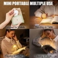 thumbnail image 2 of Mini luz LED para libros para leer en la cama, brillo ajustable en 3 colores, lámpara de lectura recargable por USB, luz portátil con Clip, 2 of 5