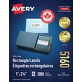 thumbnail image 1 of Avery White Rectangle Labels with Easy Peel,1" x 2 ⅝", for Laser and Inkjet Printers - 5160, 1 of 7