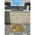thumbnail image 3 of Carolines Treasures BB1451RUG Boston Terrier Spoiled Dog Lives Here Machine Washable Memory Foam Mat 19 X 27" multicolor, 3 of 4