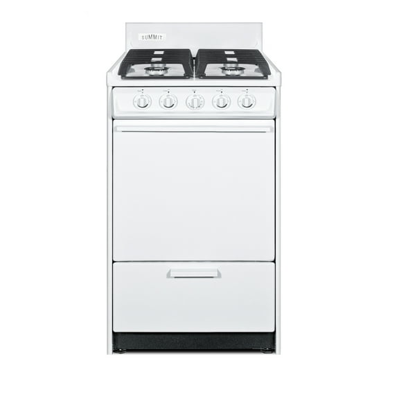 20" Wide Gas Range, Sealed Burners