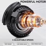 900W Peak OOTD T10 Electric Scooter for Adults, 31MPH Top Speed 48V Battery 28Mile Long ranges,11 Off-Road Foldable E-Scooter
