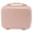 Pink, variant on NFTIGB 14 inches / 35.5 cm Cosmetic Bag Case ABS Delicate Fashionable Travel Toiletry Makeup Bag for Women Girl, Large Capacity Storage Organizer Box with Zipper, White